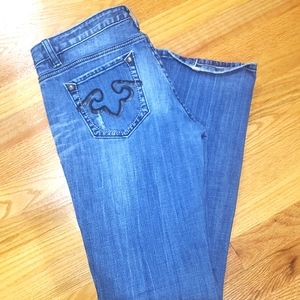 Express ReRock Bootcut Jeans,Size 10R